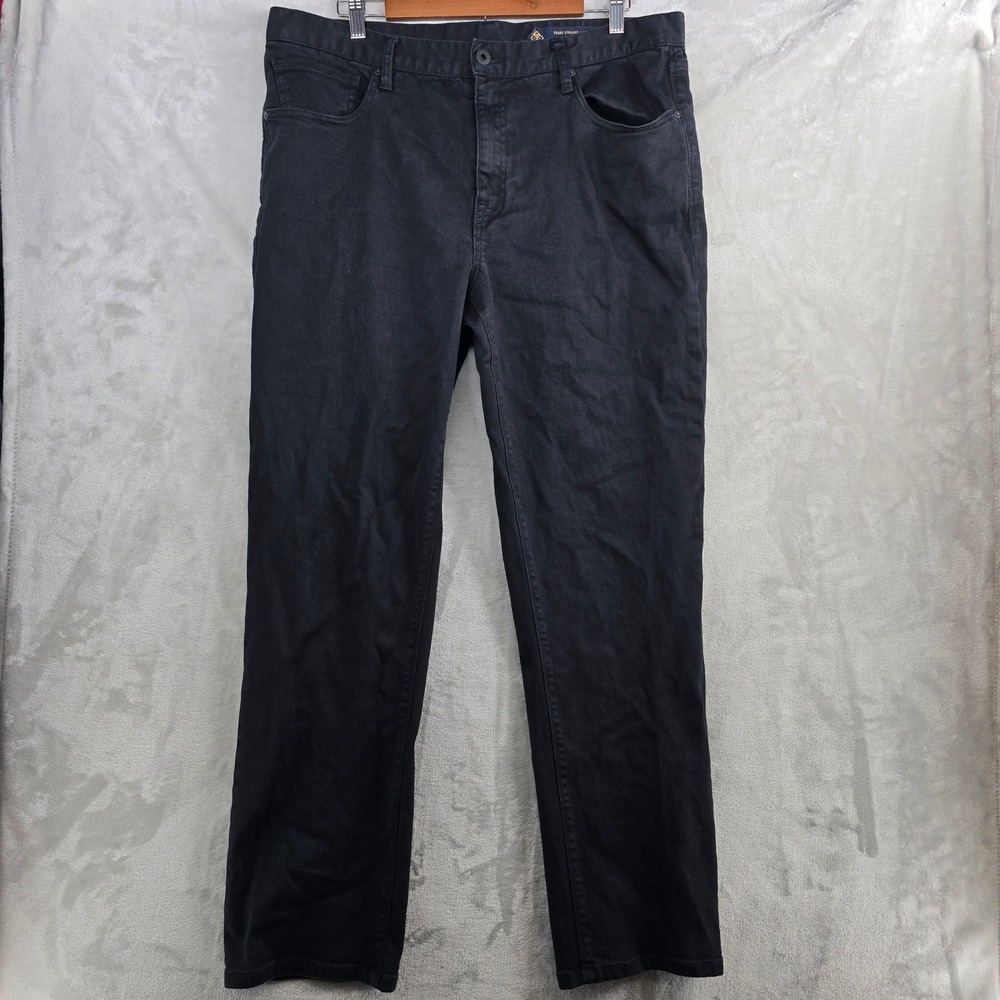 Roark Straight Fit HWY 128 Denim‎ Jeans Mens 36 x 32 Black